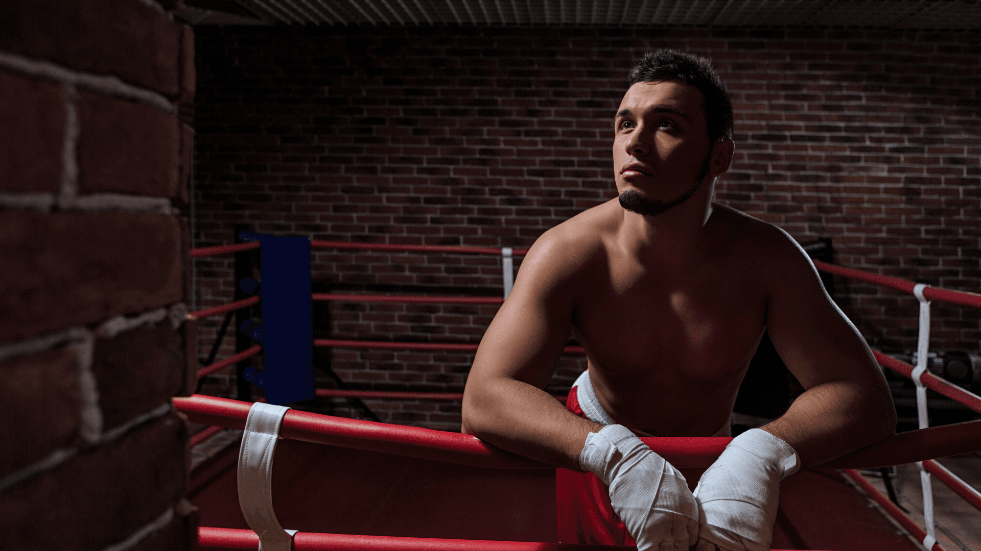 Kampfsportler im Ring